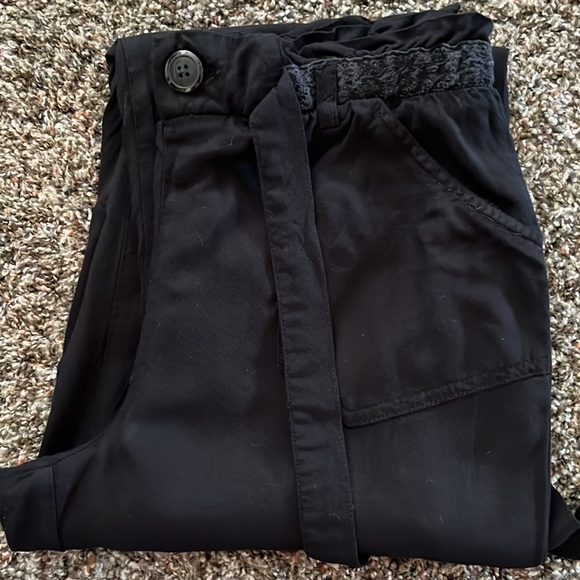 Knox Rose 100% Rayon Black Ankle Joggers Pull-On Pants, Size Small,Elastic Waist - Picture 15 of 15